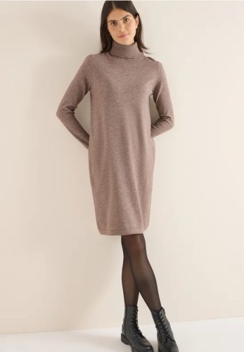 cecil, Cecil Strickkleid mit Rollkragen, knielang