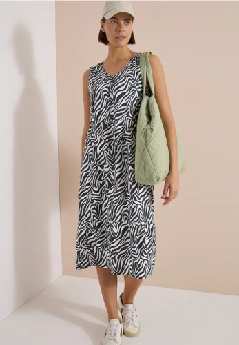 Midikleid mit V