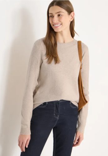 cecil, Cecil Strickpullover mit U-Boot-Ausschnitt