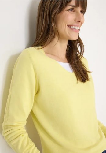 cecil, Cecil Strickpullover mit V-Ausschnitt