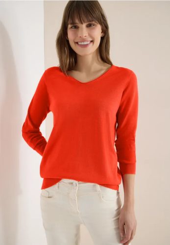 cecil, Cecil Strickpullover mit V-Ausschnitt