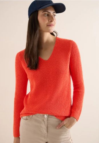 cecil, Cecil Strickpullover mit V-Auschnitt