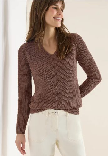 cecil, Cecil Strickpullover mit V-Auschnitt