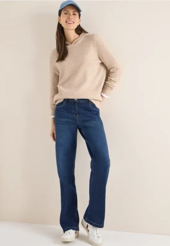 cecil, Cecil Kapuzenpullover Strick mit Strukturdetail