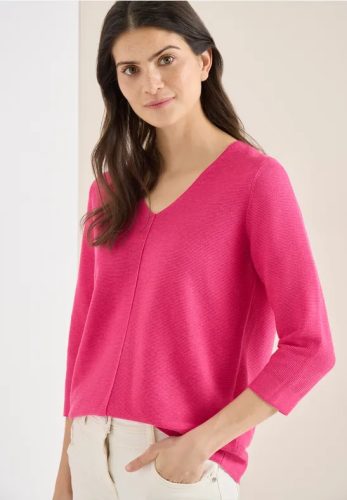 cecil, Cecil Strickpullover 3/4-Arm mit Viskose