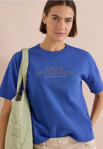 cecil, Cecil Sweater, Kurzarm Sweatshirt mit Embroidery