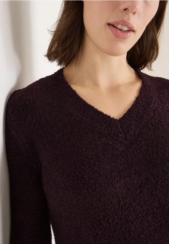 cecil, Cecil Strickpullover Bouclé V-Neck