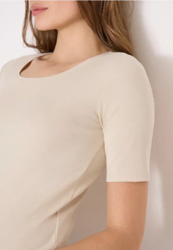 cecil, Cecil T-Shirt "Style Lena" mit klassischem Rundhalsausschnitt