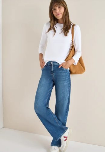 cecil, Cecil 3/4-Arm-Shirt mit U-Boot-Ausschnitt