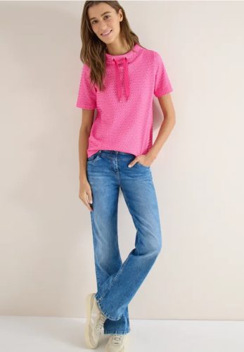 cecil, Cecil Kurzarmshirt in Two-Tone-Optik