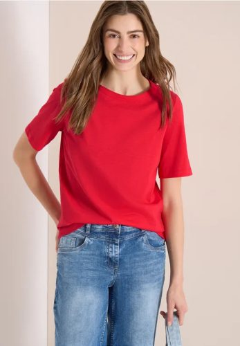 cecil, Cecil Kurzarmshirt aus weicher Baumwolle