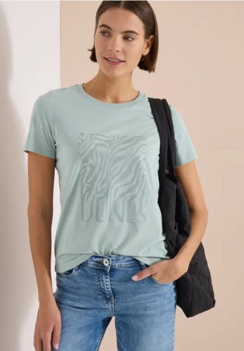 cecil, Cecil Kurzarmshirt Sommershirt mit Folienprint
