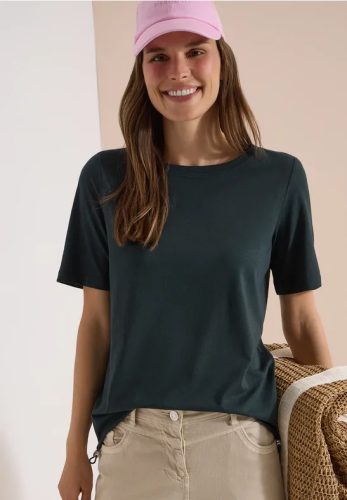 cecil, Cecil T-Shirt aus Baumwollmix mit Modal, pflegeleichte Jersey-Qualität