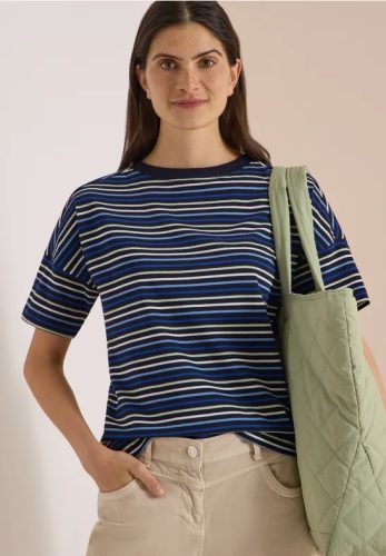 cecil, Cecil T-Shirt Ringelshirt, Baumwolle, Rundhalsausschnitt
