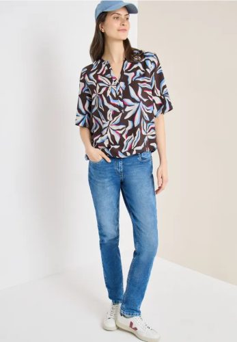 cecil, Cecil Druckbluse Sommerbluse mit floralem Muster