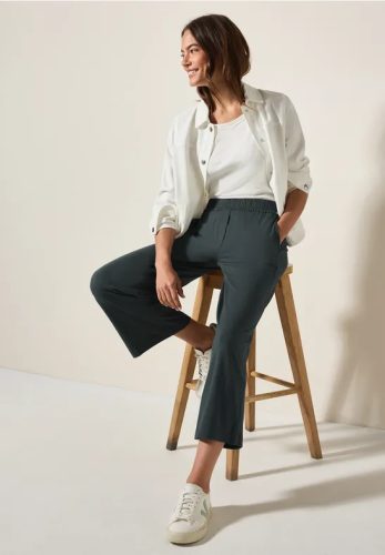 cecil, Cecil Culotte "Style Neele" Sommerhose, weicher Viskosemix mit Stretchanteil