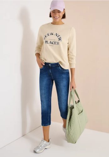 cecil, Cecil 3/4-Jeans "Style Scarlett" Slim Leg Jeans mit Stretch