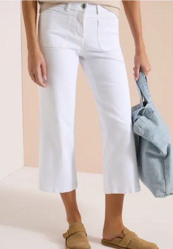 cecil, Cecil 3/4-Jeans "Style Neele" 3/4-Jeans mit Patch Pockets und Stretch