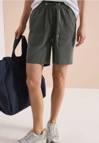 cecil, Cecil Shorts "Style Chelsea" Sommer-Shorts mit elatsichem Bund und Tunnelzug
