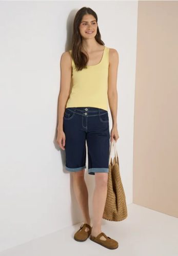 cecil, Cecil Bermudas "Style Neele" Jeansshorts im Rinsed-Look