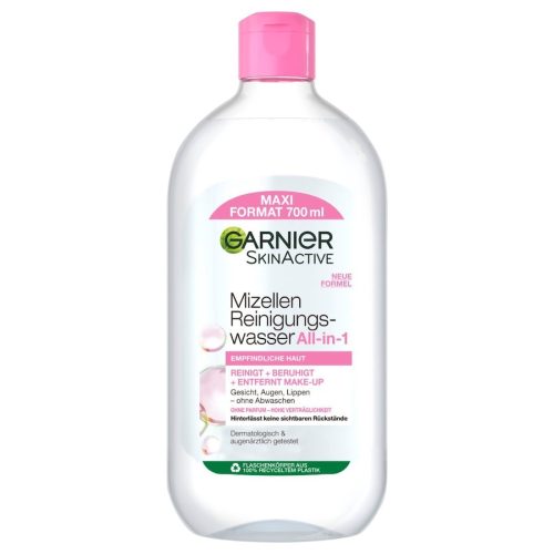 Garnier Skin Active Mizellen Reinigungswasser All-in-1 Empfindliche Haut Mizellenwasser 700 ml