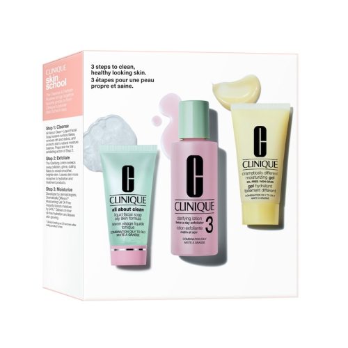Clinique - Skincare Mini Kit - 3 Step - Skin Type 3 - Cleanser Refresher Course, Set