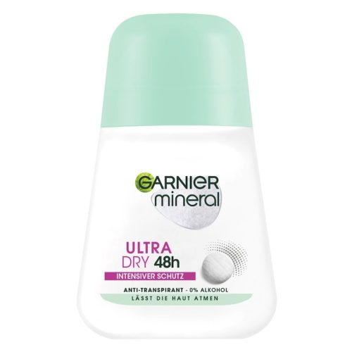 Garnier Mineral UltraDry Roll-on Anti-Transpirant Deodorants 50 ml
