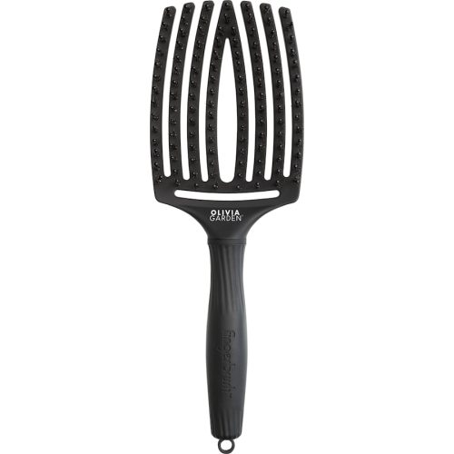 Olivia Garden, Olivia Garden Fingerbrush Care Iconic Boar & Nylon Full Black Haarb&uuml;rste schwarz L