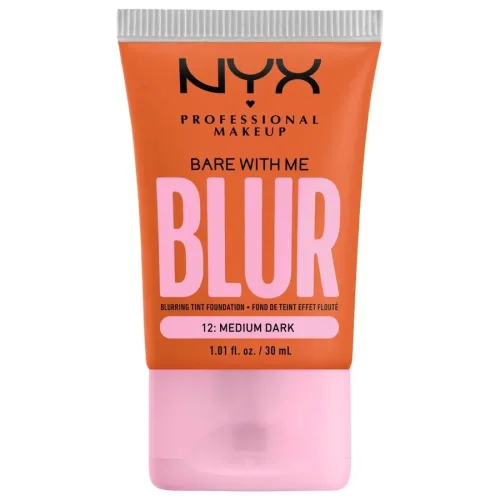 NYX-PROFESSIONAL-MAKEUP, NYX-PROFESSIONAL-MAKEUP - Bare With Me Blur Tint Foundation, Bare With Me Lt Ivory, 30 ml,  Medium Dark