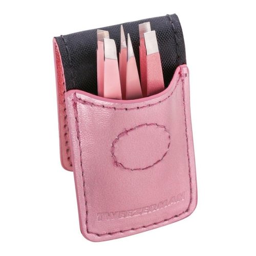 Tweezerman Micro Mini Tweezer Set - Pink Pinzetten 1 ct Damen