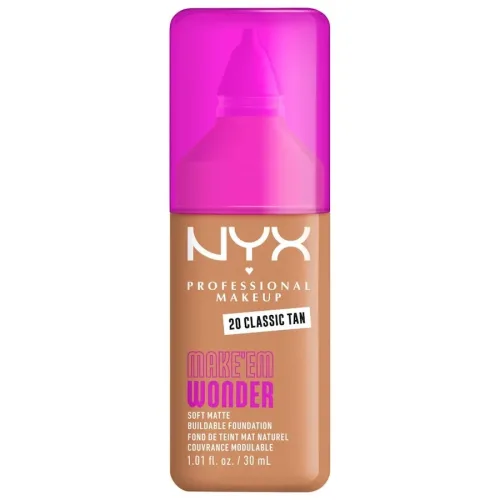 NYX-PROFESSIONAL-MAKEUP - Make 'EM Wonder Foundation, 30 ml,  Classic Tan