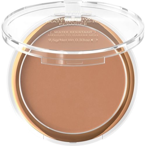 CATRICE - Sun Glow Mattes Bronzerpuder,  Sun Glow Matt Bronzing, 9.5G, Universal Bronze