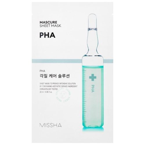 Missha Mascure Peeling Solution Sheet Mask Tuchmasken 27 ml