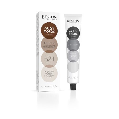Revlon Professional Nutri Color 3 in 1 Cream Nr. 524 Haartönung 100 ml Schwarz