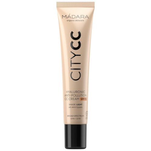 MÁDARA City CC Hyaluronic Anti-Pollution SPF15 BB- & CC-Cream 40 ml LIGHT