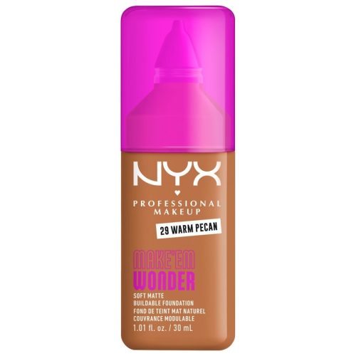 NYX-PROFESSIONAL-MAKEUP - Make 'EM Wonder Foundation, 30 ml,  Warm Pecan