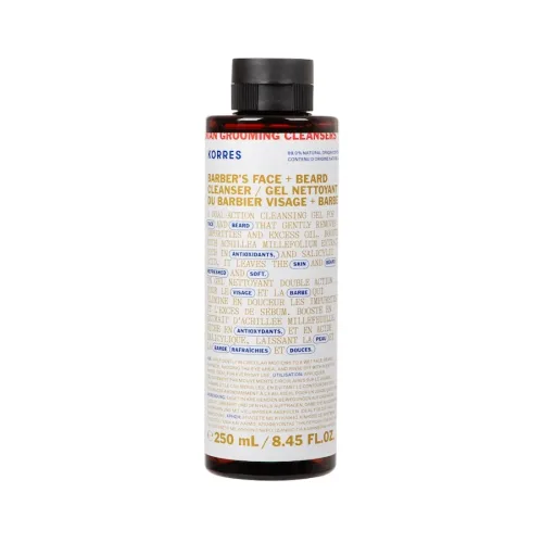 KORRES Athenian Grooming Barber´s Face + Beard Reinigungsgel 250 ml Herren