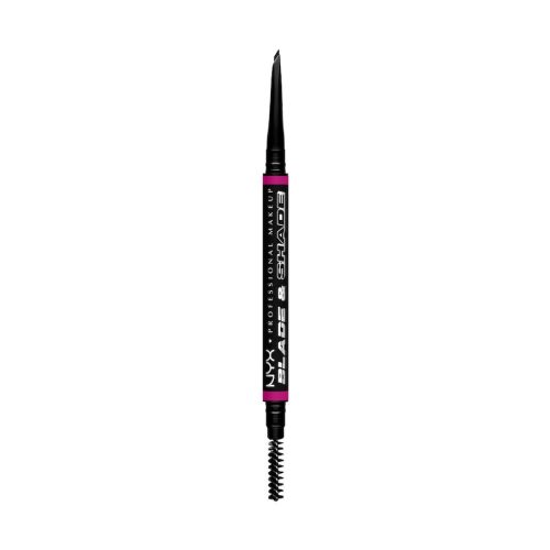 NYX-PROFESSIONAL-MAKEUP - Blade & Shade Nano Augenbrauenstift, 0.06G,  Black