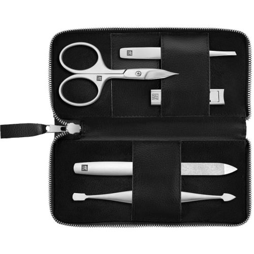 ZWILLING Beauty Maniküre Pediküre Set 5tlg. mit Kombi-Nagelschere, vegan, schwarz Sets 1 ct 1 Stück