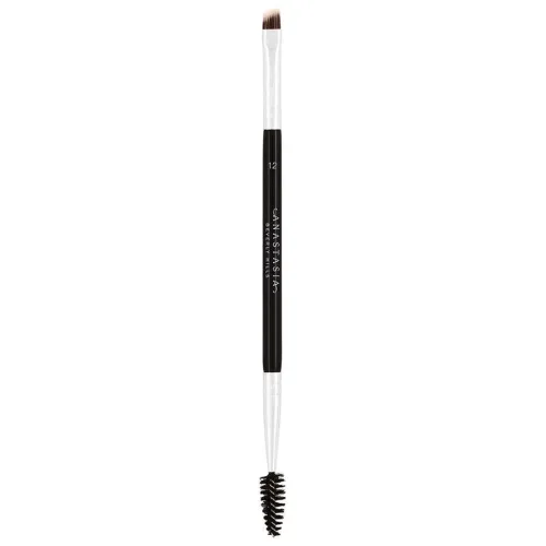 Anastasia Beverly Hills Brush(#12)-Duo Brow/Eye Liner Angled Cut/Spooley Lidschattenpinsel 1 ct