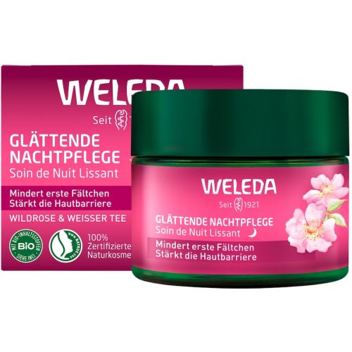 Weleda Nachtpflege glättend Wildrose & Weisser Tee 40 ml