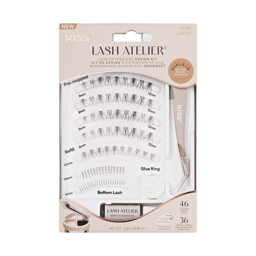 KISS Lash Atelier - Design Kit ? Natural Künstliche Wimpern 1 ct 1 Stück