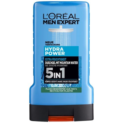 L´OrÉal Men Expert Hydra Power 5in1 Extra Feuchtigkeit Körperreinigung 250 ml Herren
