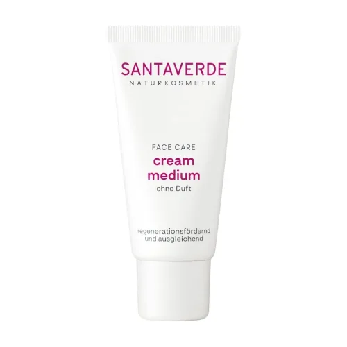 Santaverde Aloe Vera Creme Medium ohne Duft Gesichtscreme 30 ml