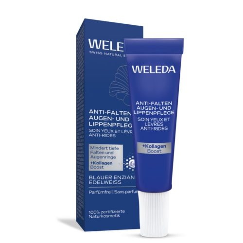 Weleda, Weleda - Anti-Falten Augen- und Lippenpflege Blauer Enzian & Edelweiss, 10 ml