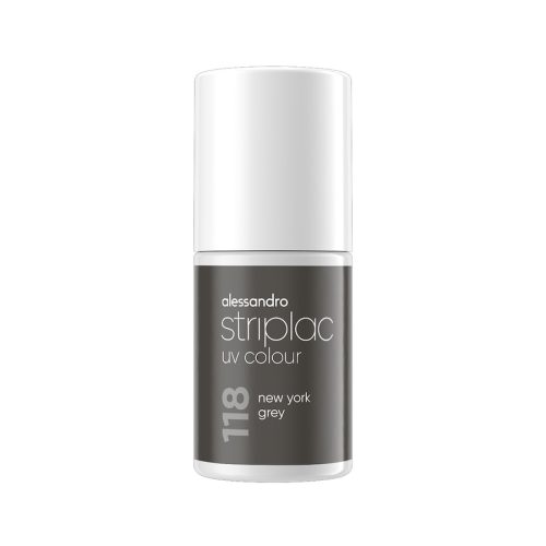 Alessandro - Striplac UV Colour New York Grey, 6.5 ml