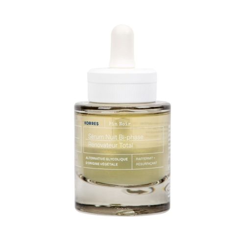 KORRES BLACK PINE Belebendes Nachtserum Anti-Aging Gesichtsserum 30 ml