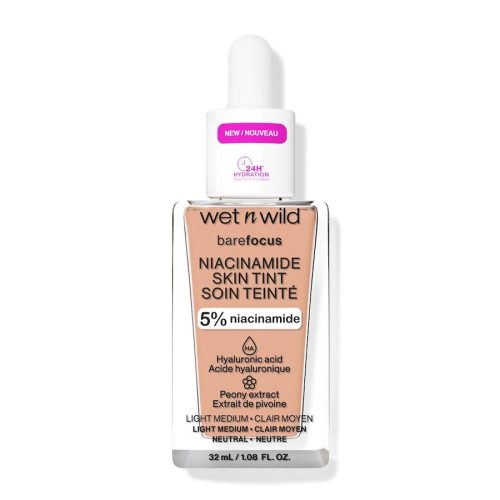 wet n wild BARE FOCUS NIACINAMIDE SKIN TINT Foundation 32 ml LIGHT MEDIUM SAND