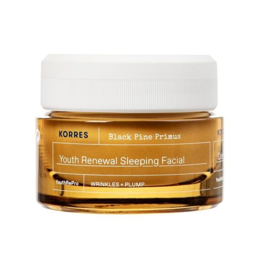 KORRES BLACK PINE PRIMUS Erneuernde Nachtcreme gegen Falten Anti-Aging-Gesichtspflege 40 ml Damen