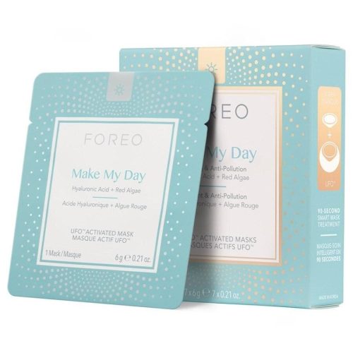 FOREO Skincare UFO? Mask Make My Day - Maskenpads für UFO? Tools Feuchtigkeitsmasken 7 ct